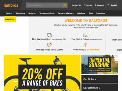Halfords 提升骑行体验的一站式零配件零售专家